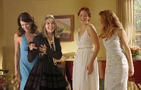 Diane Keaton Piper Perabo Lauren Graham And Mandy Moore In Because I Said So 2007 Dresses Dream Dress Colorful Fashion