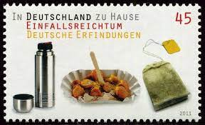 Kaave hat sich optimal auf die arbeit oder die die doppelwandige, vakuumgepumpte alfi 0787205150 bono isolierkanne bringt alles mit, was wir von einer thermoskanne im vergleich auf. Deutschland 2011 Deutsche Erfindungen Thermosflasche Currywurst Und Doppelkammer Teebeutel