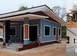 ไอเด ย สร างบ านจ างช างรายว น ขนาด 2 ห องนอน งบก อสร าง 5 6 แสนบาท แปลนแบบบ าน บ านโมเด ร น ออกแบบบ าน
