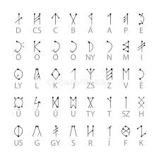 The alphabetisation3 is carried out in national languages (köpp 2003:146f). Old Hungarian Script Stock Vector Illustration Of Letters 155335107