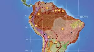 This map was created by a user. South America Interactive Map Pbs Learningmedia