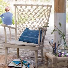 Sa grande légèreté permet de le déplacer facilement dans le jardin ou pour le stocker. Un Fauteuil En Macrame Marie Claire