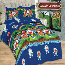 Order by sms 08567397339 dan bbm 25fd5fc3. Jual Bonita Motif Tamasya Doraemon Set Sprei Flat Dan Bedcover Terbaru Juli 2021 Blibli