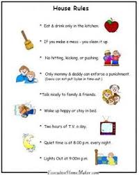 house rules rules for kids kids house rules house rules sign