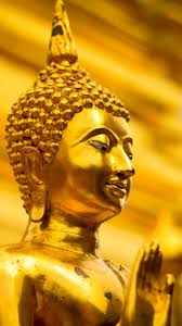 Golden Gautama Buddha Statue Thailand 4k Ultra Hd Mobile Wallpaper Buddha Statue Statue Buddha