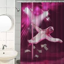 8 Sloth Shower Curtains That Make Life Worth Living Cool Shower Curtains Animal Shower Curtain Curtains