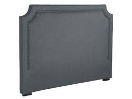 3 niches sur la largeur. Tete De Lit 160 Philippa Tissu Bois 160x118x8 Couleur Gris Fonce Vente De Non Precise Conforama