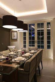 Dining Room Lighting Design By John Cullen Lighting False Ceiling False Ceiling Living Room False Ceiling Bedroom
