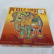 5 out of 5 stars Puzzle Shapes Shaped Like A Elephant 1000 Piece Jigsaw Puzzle Ceaco 1042 10 Ceaco Shaped Jigsaw Puzzles Jigsaw Puzzles Shapes