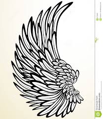 Wing Of An Angel Photo About Beautiful Flight Heaven Engraving Graphics Glide Flirt Dove Eagle Wings Drawing Angel Wings Tattoo Angel Wing Silhouette