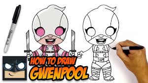 How To Draw Gwenpool Drawing Tutorial For Beginners Drawing Tutorial Drawing Tutorials For Beginners Easy Cartoon Drawings