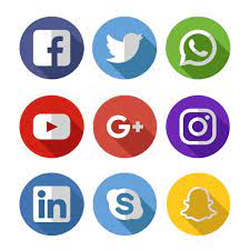 Social Media Icons Social Icons Media Icons Social Media Clipart Png And Vector With Transparent Background For Free Download Social Media Icons Media Icon Social Media Icons Vector