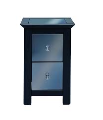 Mirrored glass furniture bedside table cabinet with 3 drawers bedroom nightstand. Abdabs Furniture Ayr Carbon Painted Mirrored Glass 2 Drawer Petite Bedside Cabinet