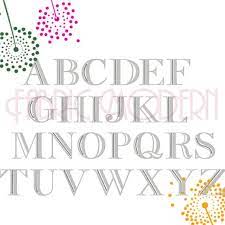 Monogram Two Color Font Embroidery Three Sizes Bx Monogram Etsy Monogram Fonts Embroidery Monogram Fonts Monogram Letters