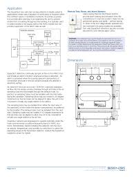 Upstream of air humidifier and cooling coil. Edwards Signaling Sd Ph Data Sheet