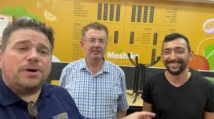 Elie Y Katz, the "Sr" East Coast Correspondent for GKRF, is at Moshiko  Falafel & Schwarma in Ben Yehuda (15), Jerusalem. I am with the famous  Shimshon Sam Leshinsky and my son Ziggy. We are out ...