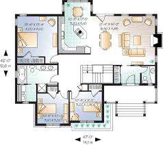 Sims 4 sims 3 sims 2 sims 1 artists. Cottage Style House Plan 3 Beds 1 5 Baths 1498 Sq Ft Plan 23 635 House Floor Plans Cottage Style House Plans House Plans