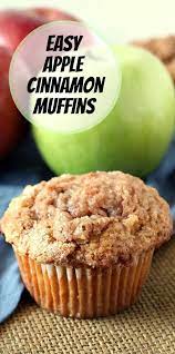 Easy Apple Cinnamon Muffins In 2021 Apple Recipes Easy Homemade Muffins Apple Recipes