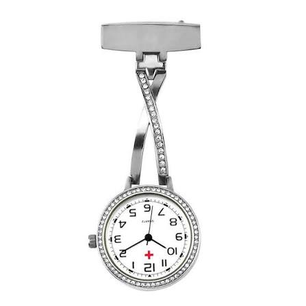 Clip-on Fob Quartz Brooch Hanging Nurse Pin Watch Fashion