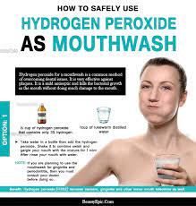 How To Use Hydrogen Peroxide For Mouthwash Hydrogen Peroxide Mouthwash Hydrogen Peroxide Uses Mouthwash