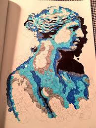 Venus De Milo Querkles Coloring Alexanros Of Antioch Art Venus De Milo Art Painting