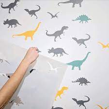 Designer stencils great gatsby art deco fan wall stencil model# 3711 $ 25 00 $ 25 00. Amazon Com Stencilit Dinosaurs Large Wall Stencil For Painting Xl Size 24 X39 5 Reusable Animal Kids Room Stencils Handmade