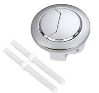 Pulsante di ricambio per WC con pulsante superiore regolabile per la  maggior parte dei WC a doppio scarico : Amazon.it: Fai da te