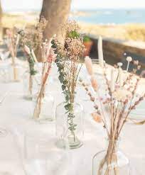 Discover the range of personalised cones, cannons, sachets and more! Love The Dainty And Simplicity For Cocktail Table Decor Just Not The Pink Tint In 2020 Flower Centerpieces Wedding Dried Flowers Wedding Flower Table Decorations