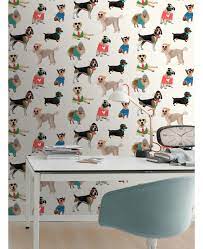 A Pug S Life Pug Frames Wallpaper Holden 11360 Puppy Room Decor Dog Wallpaper Puppy Room