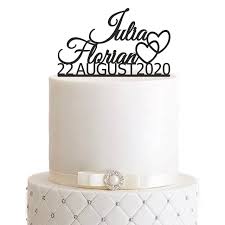 Top service große auswahl günstige ratenzahlung. Mobel Wohnen Wunschnamen Tortenstecker Hochzeit Personalisiert Cake Topper Acrylglas Mr Mrs Ngrt In