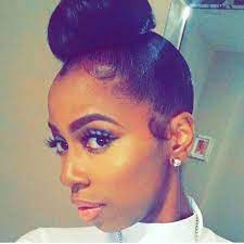 Sleek Bun Black Women Hair Styles Cute Hairstyles Natural Hair Styles