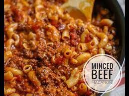 Korean ground beef easy recipe and video healthy recipes. Minced Beef Macaroni Youtube