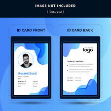 Business Id Card Template Id Card Template Card Template I D Card