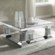 Shop 17 top acme coffee tables and earn cash back from retailers such as gilt, overstock and wayfair all in one place. Acme Furniture Caesia 87905 Glam Coffee Table With Mirrored Top And Base Nassau Furniture And Mattress Cocktail Coffee Tables