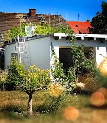 Plants On The Garage Vegetables Urban Gardening Anbau Gartenhaus Garage Dach Stadtgarten