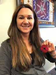 Beaded poppies class success with amazing ladies