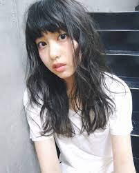 吉川 ミチオ hair design blues ヘアスタイル 前髪 ロング 黒髪 セミロング