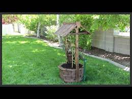 Lawn aerators mixture holes opening your sward that. Wishing Well Lawn Ornament Assembly Installation Youtube