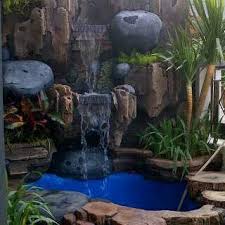Jasa Kolam Air Terjun Di Jakarta Utara Jasa Pembuatan Kolam Dekorasi Relief Tebing Di Jakarta Utara Green Garden Asri Kolam Kolam Ikan Kolam Halaman Belakang