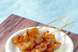 Resep masak kikil sapi yang sedap ini yaitu resep kuliner harian. Sate Kikil Bumbu Kacang Pedas Sajian Sedap