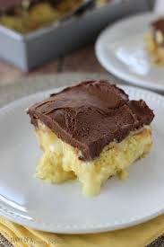 Traditional mexican flanla cocina mexicana de pily. Boston Cream Pie Poke Cake Diary Of A Recipe Collector