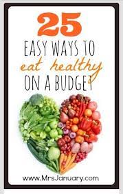 25 Easy Ways To Eat Healthy On A Budget Ways To Eat Healthy Healthy Healthy Diet