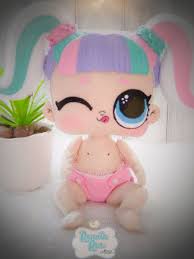 Boneca LiL sister unicórnio em feltro