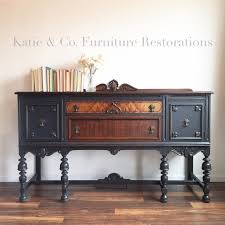 If The Old Sideboard Has Good Looking Wood On Some Drawers The Mix With Paint Is Attractive Furniture Restoration Refurbished Furniture Painted Furniture