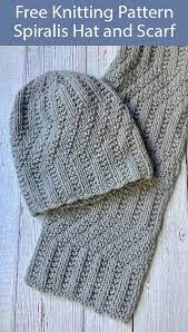 Free Knitting Patterns For Spiralis Hat And Scarf Mens Hat Knitting Pattern Scarf Knitting Patterns Knitting Patterns Free Hats