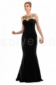 Siyah Gold Uzun Abiye Elbise Elbise The Dress Resmi Elbise