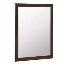 These glacier bay can help in your quest of adding elegance and glamor to your kitchen or bathroom. H Framed Vanity Mirror In Dark Cognac Glacier Bay Kinghurst 29 In W X 35 In Kitchen Bath Fixtures Bathroom Fixtures Graffitisthlm Se
