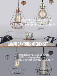 Ruang makan dengan dua lampu. Jual Lampu Gantung Ruang Makan Modern Cahayaglodok Com