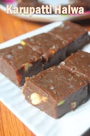 Instant Karupatti Halwa Recipe Palm Jaggery Halwa Recipe Recipe Fudge Recipes Indian Desserts Jaggery Recipes