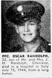 PFC Oscar Lee Randolph (1921-1944)